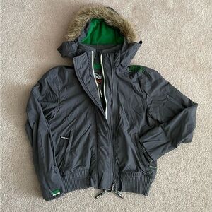 Superdry professional Windbomber, Men‘s Size M, charcoal colour